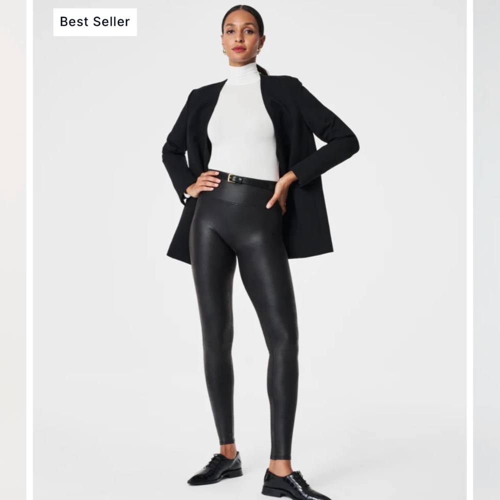 Spanx Faux Leather Leggings - Brand new!